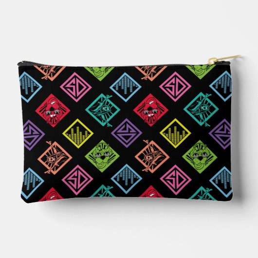 DJ Scooby-Doo Pattern Etui (Achterkant)