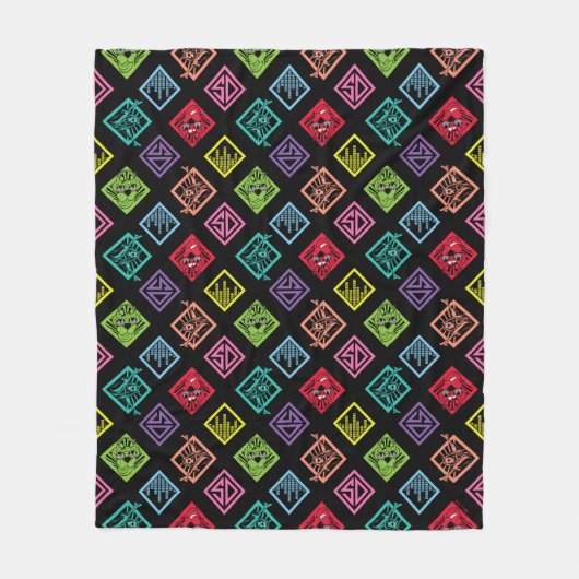 DJ Scooby-Doo Pattern Fleece Deken (Voorkant)