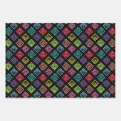 DJ Scooby-Doo Pattern Inpakpapier Vel (Voorkant)