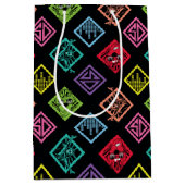 DJ Scooby-Doo Pattern Medium Cadeauzakje (Voorkant)