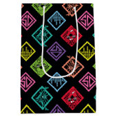 DJ Scooby-Doo Pattern Medium Cadeauzakje (Achterkant)