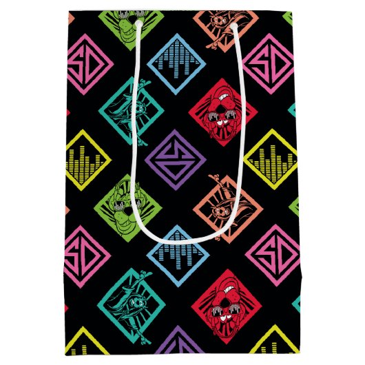 DJ Scooby-Doo Pattern Medium Cadeauzakje (Achterkant)