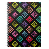 DJ Scooby-Doo Pattern Notitieboek (Voorkant)