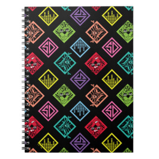 DJ Scooby-Doo Pattern Notitieboek