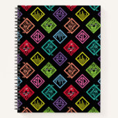 DJ Scooby-Doo Pattern Notitieboek (Voorkant)