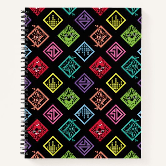 DJ Scooby-Doo Pattern Notitieboek (Voorkant)