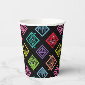 DJ Scooby-Doo Pattern Papieren Bekers (Links)