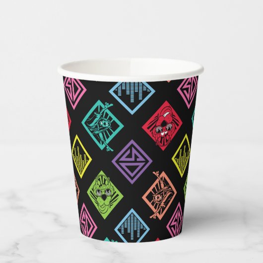 DJ Scooby-Doo Pattern Papieren Bekers (Links)