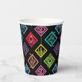 DJ Scooby-Doo Pattern Papieren Bekers (Rechts)