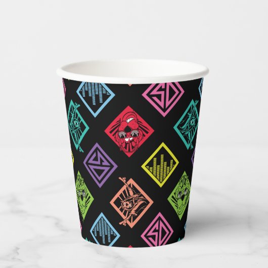 DJ Scooby-Doo Pattern Papieren Bekers (Voorkant)