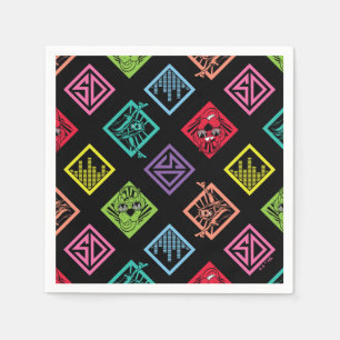 DJ Scooby-Doo Pattern Servet