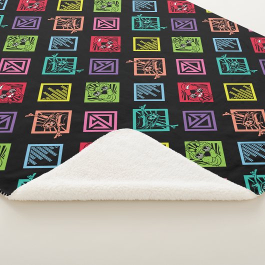 DJ Scooby-Doo Pattern Sherpa Deken (3/4)