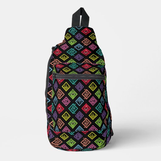 DJ Scooby-Doo Pattern Sling Bag (Voorkant)