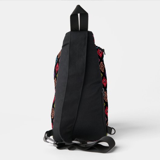 DJ Scooby-Doo Pattern Sling Bag (Achterkant)
