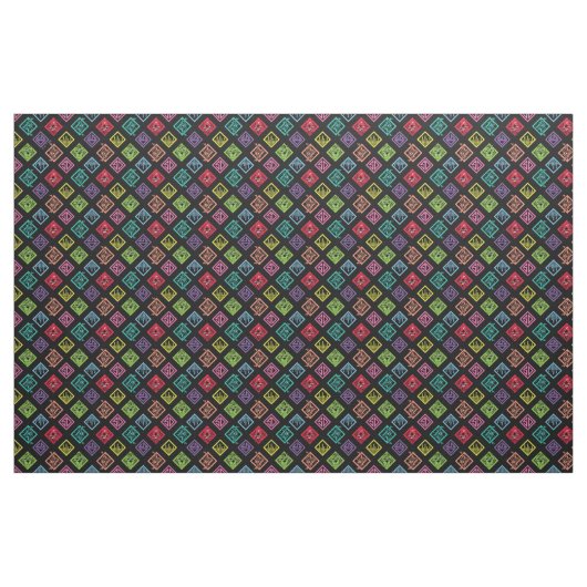 DJ Scooby-Doo Pattern Stof (Yard (91,4 cm))