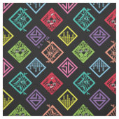 DJ Scooby-Doo Pattern Stof (Swatch)