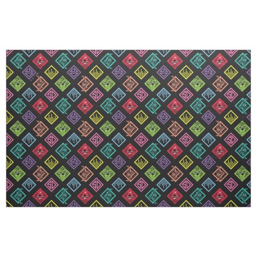 DJ Scooby-Doo Pattern Stof (Fat Quarter)