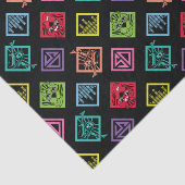 DJ Scooby-Doo Pattern Tissuepapier (Detail)