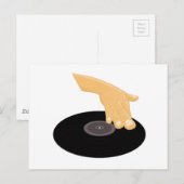 Dj Scratch Briefkaart (Voorkant / Achterkant)