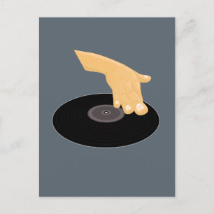 DJ Scratch Briefkaart