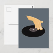 DJ Scratch Briefkaart (Voorkant / Achterkant)