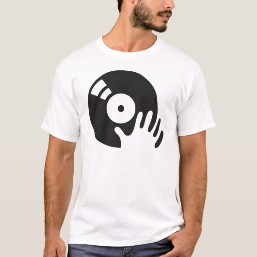 Dj Scratch-draaischijf T-shirt (Voorkant)