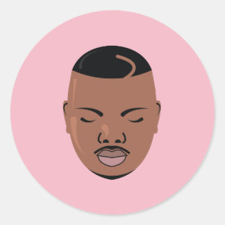 DJ Screw Ronde Sticker