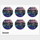 DJ Seismic- Feel It! Ronde Sticker (Vel)