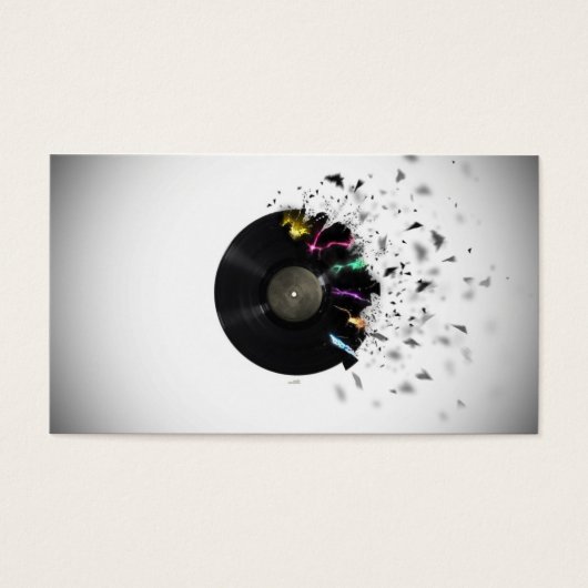 DJ-services Visitekaartjes (Voorkant)