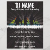 DJ Shadows Music Flyer (Voorkant)