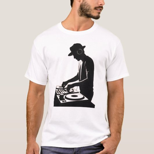 DJ Silhouette T-shirt (Voorkant)