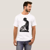 DJ Silhouette T-shirt (Voorkant volledig)