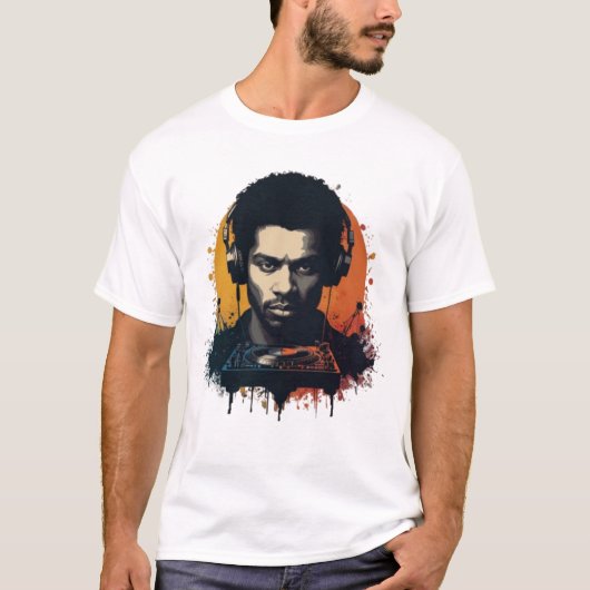DJ Silhouette T-shirt (Voorkant)