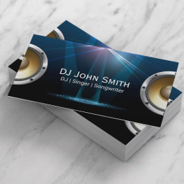 DJ Singer Songwriter Modern Music Visitekaartje