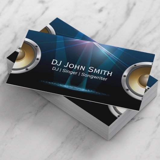 DJ Singer Songwriter Modern Music Visitekaartje