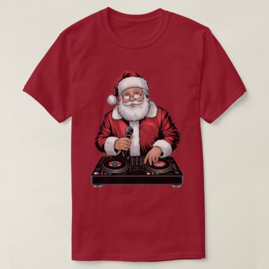 DJ Sinterklaas T-shirt (Design voorkant)