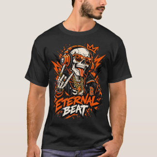 DJ Skeleton Muziekmaker T-shirt, Eeternal Beats St T-shirt