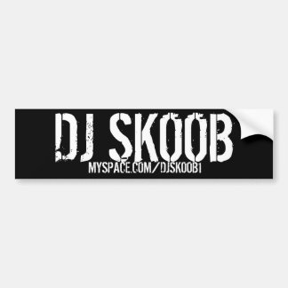DJ SKOOB BUMPERSTICKER