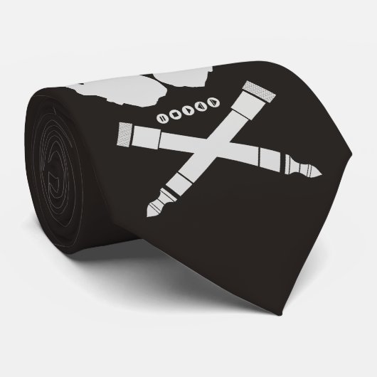 Dj Skull Stropdas (Opgerold)