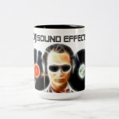 DJ Sound Effects-Mok Tweekleurige Koffiemok (Center)
