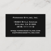 DJ Sound Engineer Music Rainbow-Visitekaartjes Visitekaartje (Achterkant)