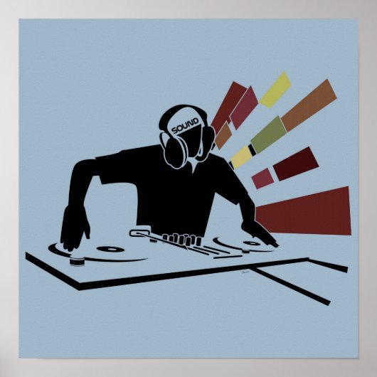 DJ SOUND POSTER (Voorkant)