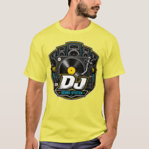 DJ Sound System Grafische T-Shirt