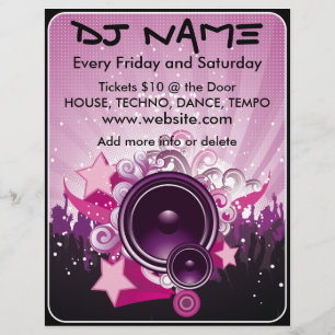 DJ Speaker Music Flyer