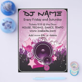 DJ Speaker Music Flyer (Enkel)
