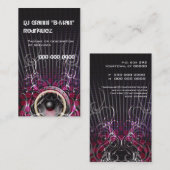 DJ Speaker Rays Visitekaartje (Voorkant / Achterkant)