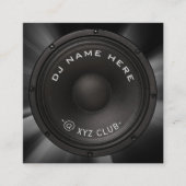 DJ Speaker Visitekaartje (Voorkant)