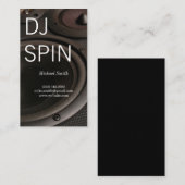 dj | Speakers | muziekingenieur | producent Visitekaartje (Voorkant / Achterkant)