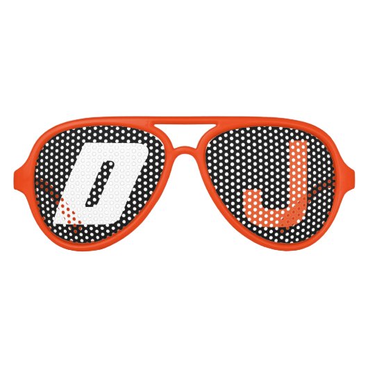 DJ Spinning Shades Aviator Zonnebril (Voorkant)