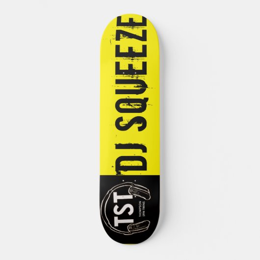 DJ SQUEEZE / TMT SKATEBOARDS/ IPIX PERSOONLIJK SKATEBOARD (Voorkant)